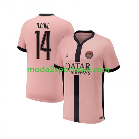 Koszulka Paris Saint-Germain Desire Doue 14 Trzeci Stroje Piłkarskie 2024/25 Krótki Rękaw